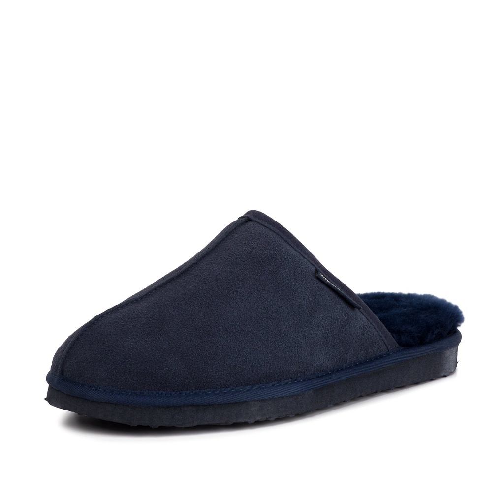 MENS ALLEN NAVY Sheepskin MULE