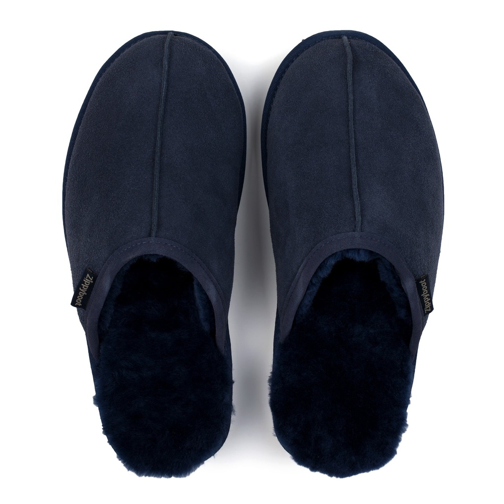 MENS ALLEN NAVY Sheepskin MULE