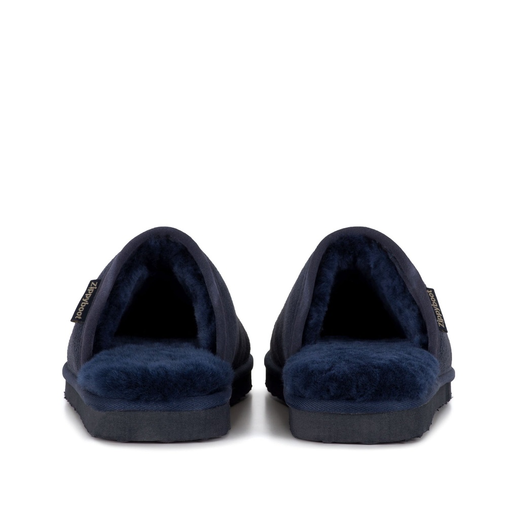 MENS ALLEN NAVY Sheepskin MULE