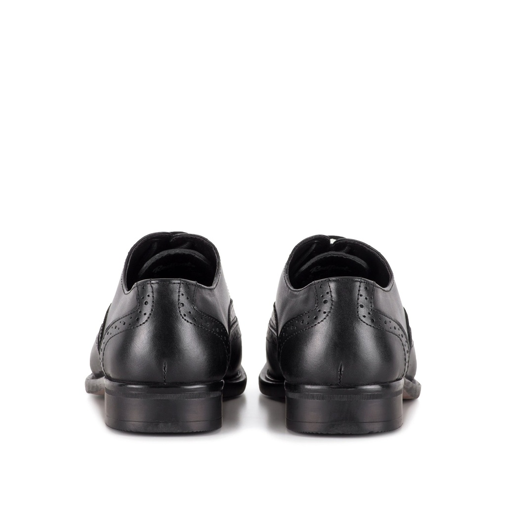 MENS NEVILLE Leather OXFORD BROGUE BLACK
