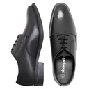 MENS GLEDHOW BLACK PLAIN GIBSON SHOE