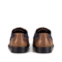 MENS JAY NAVY & BROWN OXFORD BROGUE SHOE