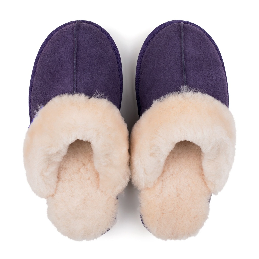 LADIES ANN PURPLE Sheepskin MULE