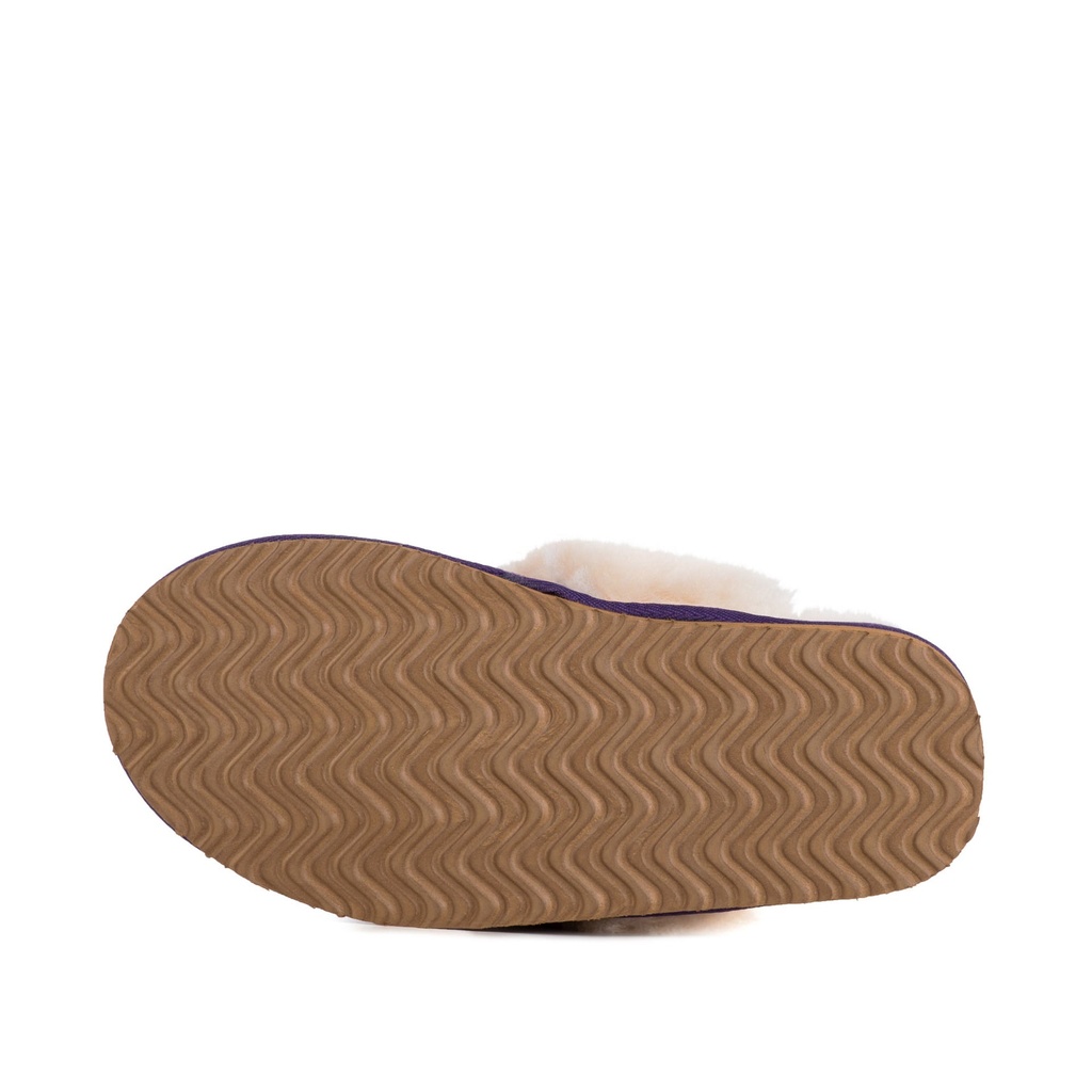 LADIES ANN PURPLE Sheepskin MULE