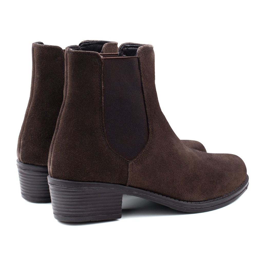 LADIES VICTORIA BROWN Suede CHELSEA BOOT