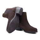 LADIES VICTORIA BROWN Suede CHELSEA BOOT