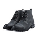 MENS DECKER BLACK FUR LINED BOOT