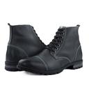 MENS DECKER BLACK FUR LINED BOOT