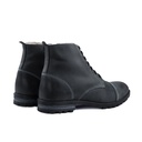 MENS DECKER BLACK FUR LINED BOOT