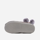 LADIES COSYHEATS GREY CHENIELLE SLIPPER BOOTIE