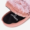 LADIES COSYHEATS PINK TIP DYE FUR SLIPPER BOOT