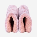 LADIES COSYHEATS PINK TIP DYE FUR SLIPPER BOOT