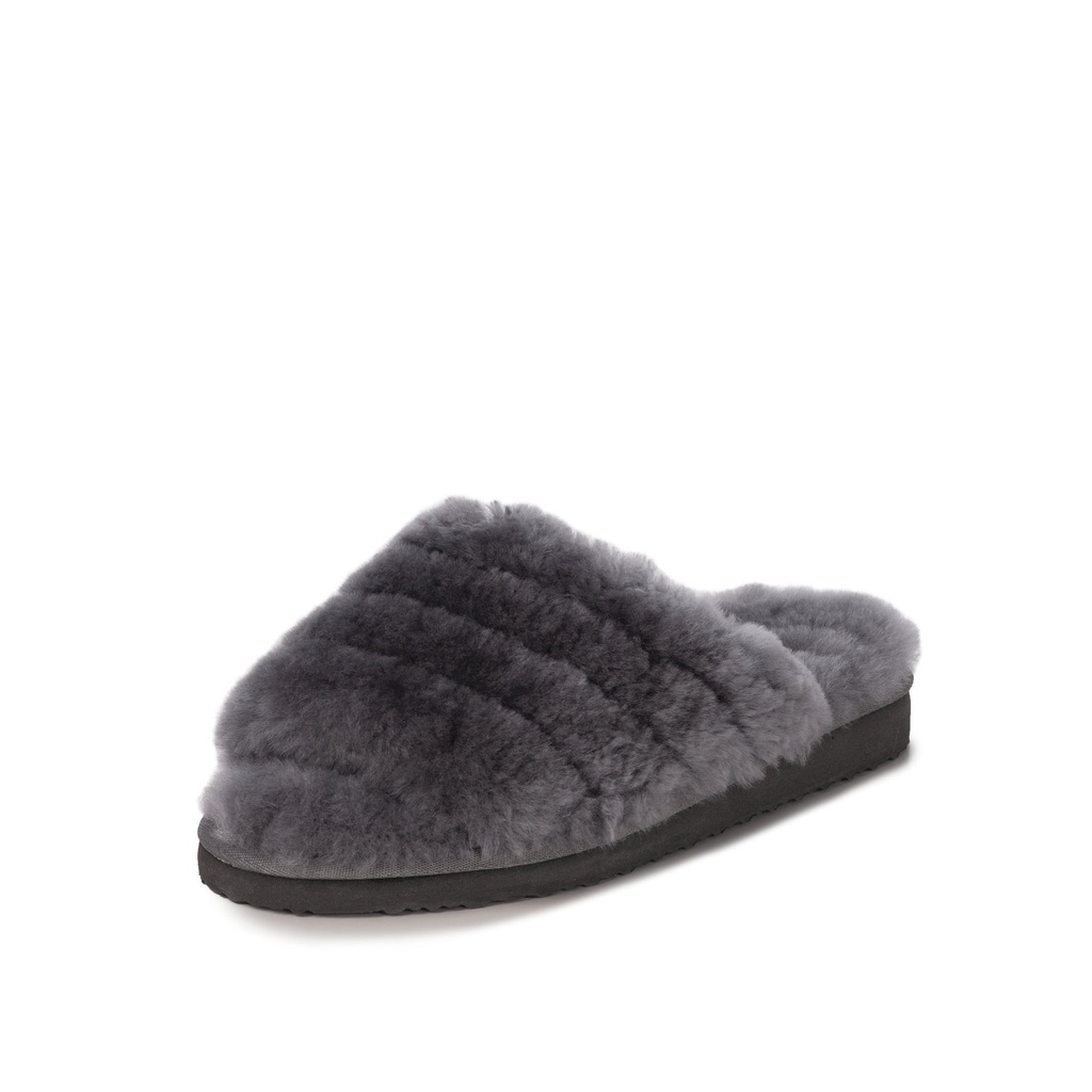 LADIES JOYCE GREY Sheepskin SLIDER