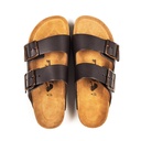 UNISEX HIBISCUS BROWN CORK SANDAL