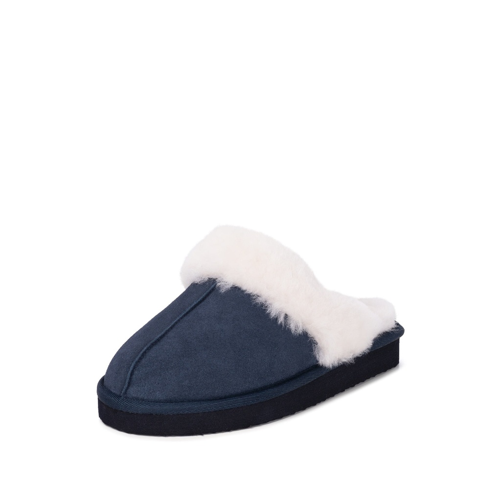 LADIES SUZIE NAVY Sheepskin MULE