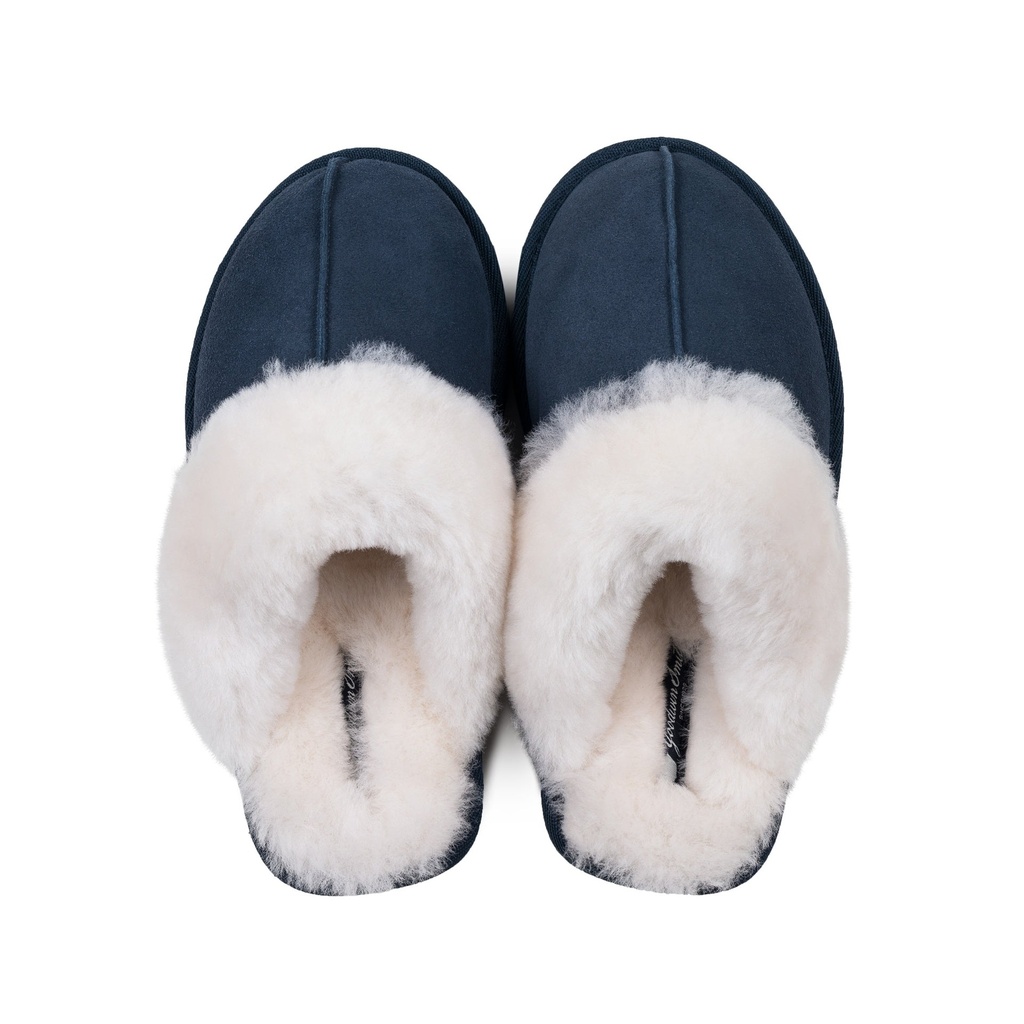 LADIES SUZIE NAVY Sheepskin MULE