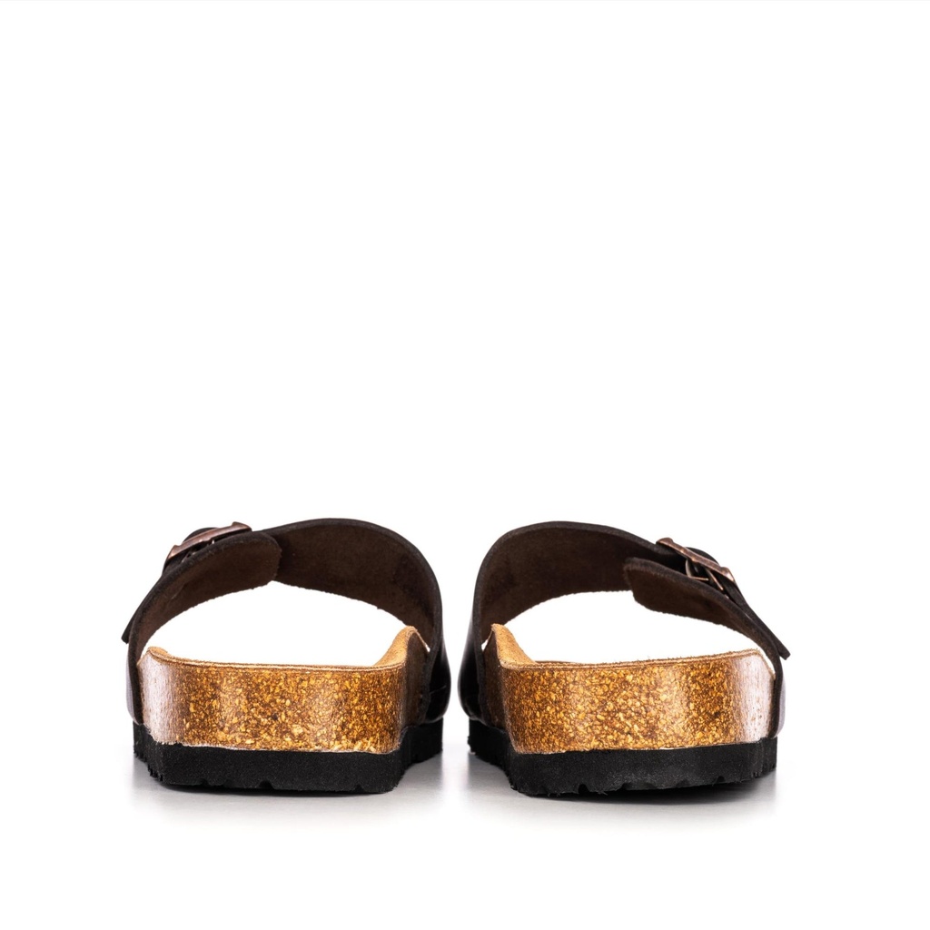 LADIES IVY BROWN CORK SANDAL