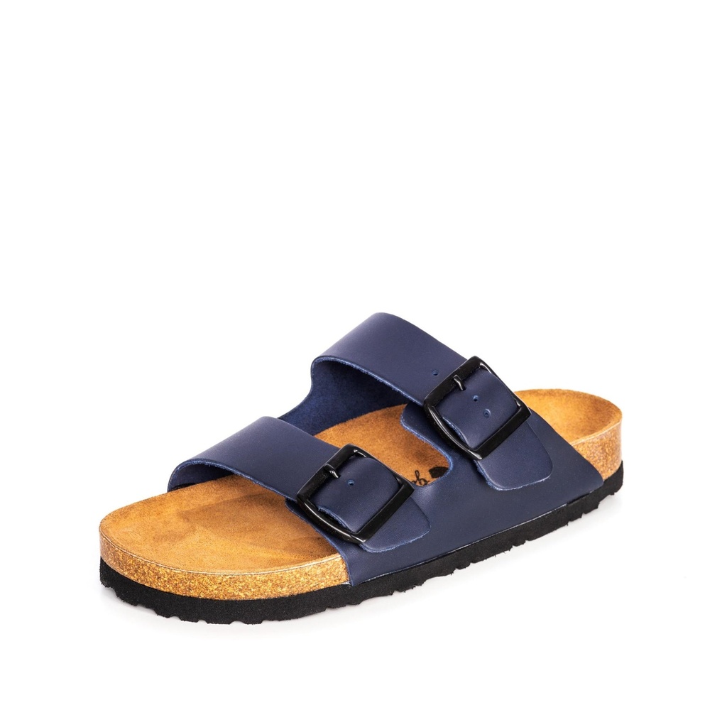 UNISEX HIBISCUS NAVY CORK SANDAL