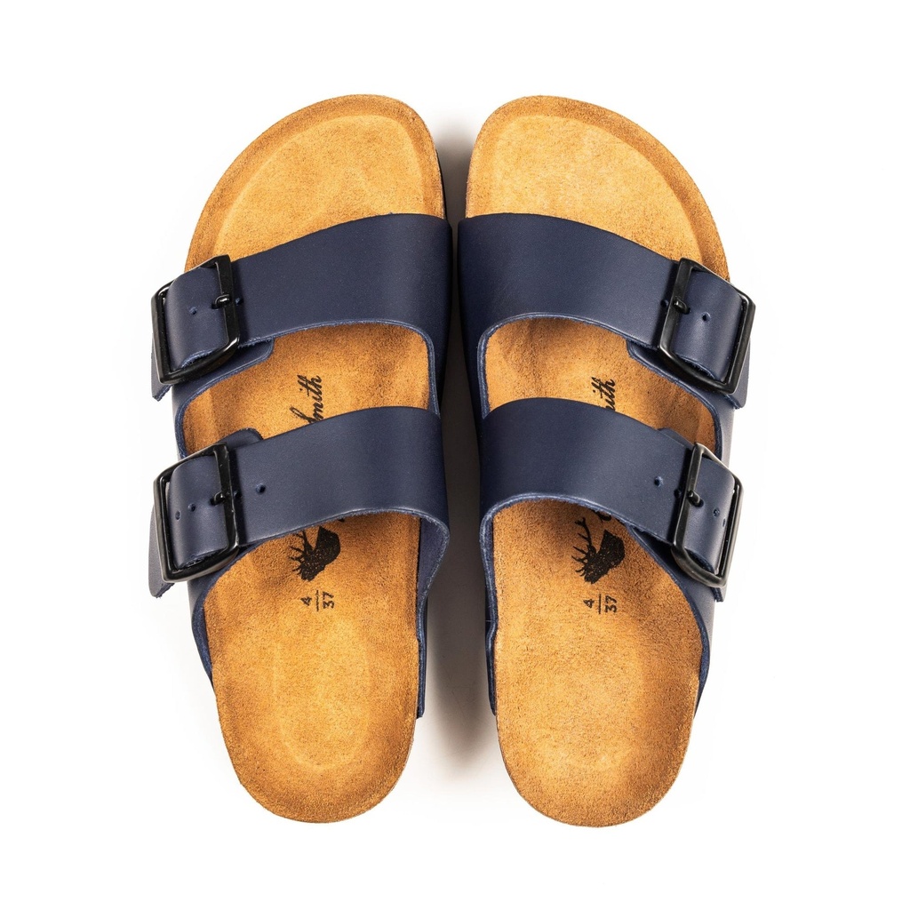 UNISEX HIBISCUS NAVY CORK SANDAL