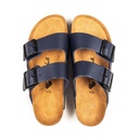 UNISEX HIBISCUS NAVY CORK SANDAL