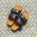 UNISEX HIBISCUS NAVY CORK SANDAL