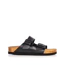 UNISEX HIBISCUS BLACK CORK SANDAL