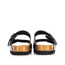 UNISEX HIBISCUS BLACK CORK SANDAL
