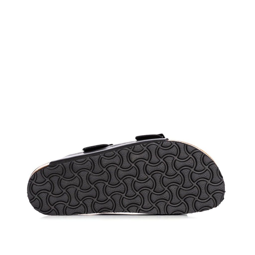 UNISEX HIBISCUS BLACK CORK SANDAL
