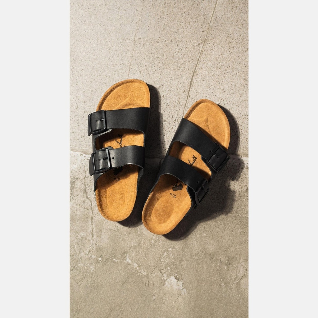 UNISEX HIBISCUS BLACK CORK SANDAL