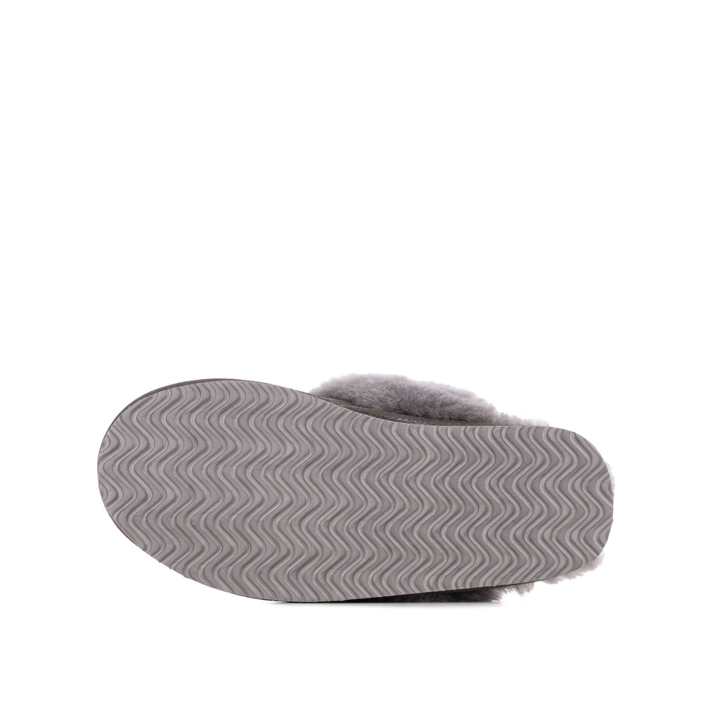 LADIES ANN GREY Sheepskin MULE