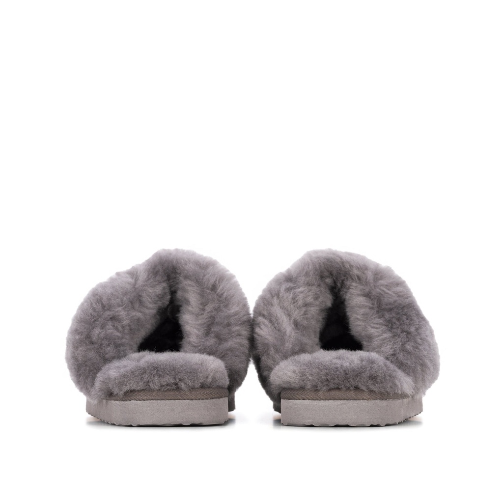 LADIES ANN GREY Sheepskin MULE
