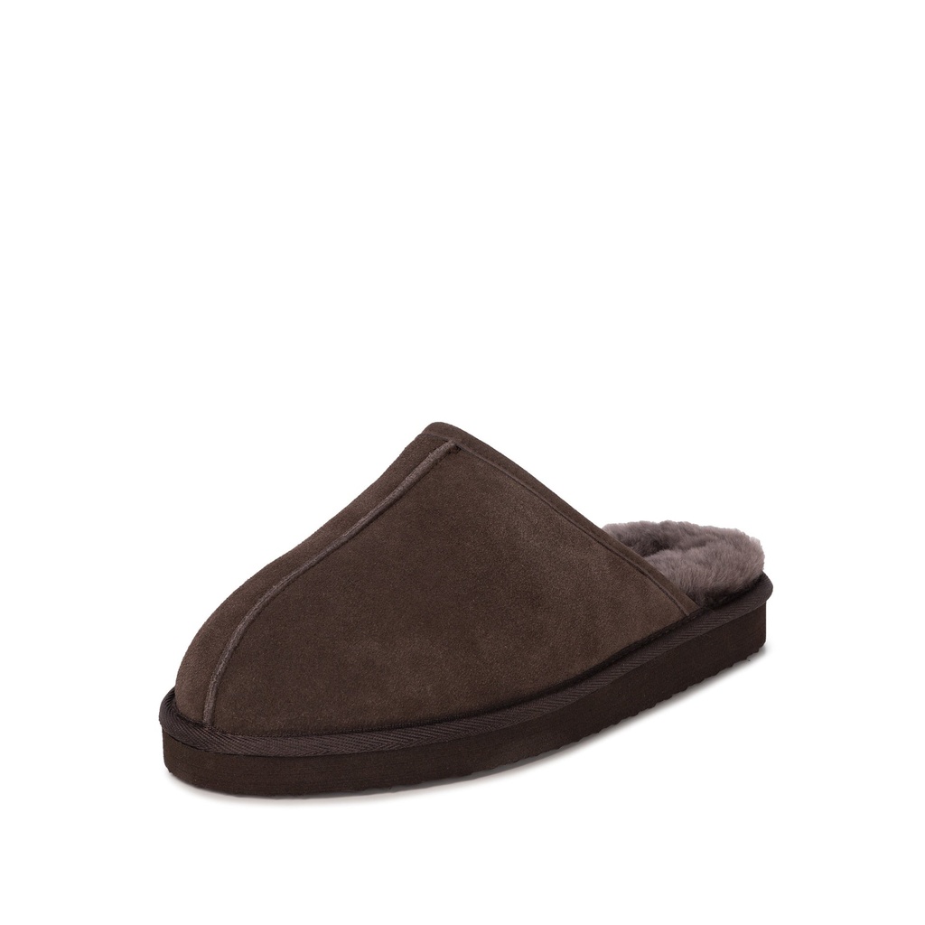 MENS MAX CHOCOLATE Sheepskin MULE