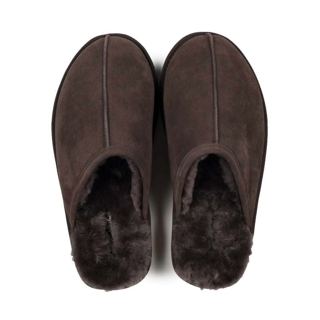 MENS MAX CHOCOLATE Sheepskin MULE