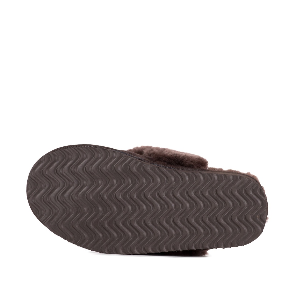 LADIES ANN CHOCOLATE Sheepskin MULE