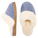 LADIES ANN BLUE Sheepskin MULE