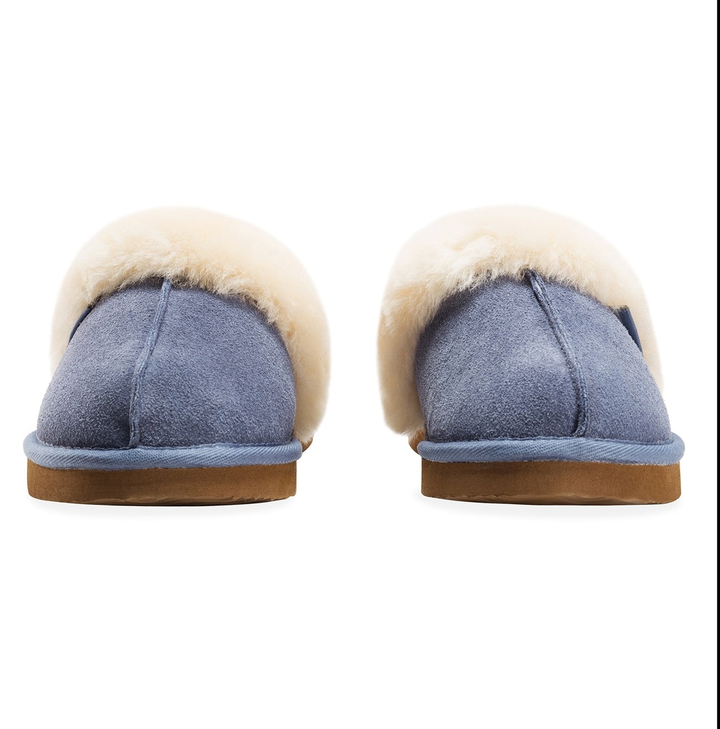 LADIES ANN BLUE Sheepskin MULE