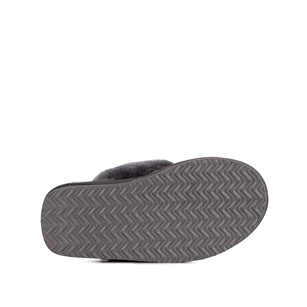 LADIES SUZIE GREY Sheepskin MULE