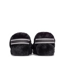 LADIES FREYA BLACK Sheepskin DOUBLE STRAP SLIG BACK