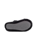 LADIES FREYA BLACK Sheepskin DOUBLE STRAP SLIG BACK