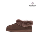 LADIES ANN CHOCOLATE SHEEPSKIN SLIPPER BOOTIE
