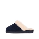 LADIES SUZIE NAVY SHEEPSKIN SLIPPER MULE