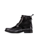 MENS DAVIS ARTISAN BLACK HEAVY BROGUE BOOT