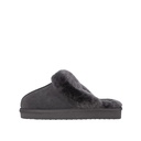 LADIES SUZIE GREY SHEEPSKIN SLIPPER MULE