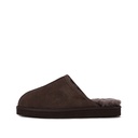 MENS MAX CHOCOLATE SHEEPSKIN SLIPPER MULE