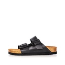 UNISEX HIBISCUS BLACK CORK SANDAL