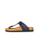 LADIES LOTUS NAVY CORK TOE POST