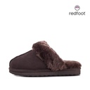 LADIES ANN CHOCOLATE SHEEPSKIN SLIPPER MULE