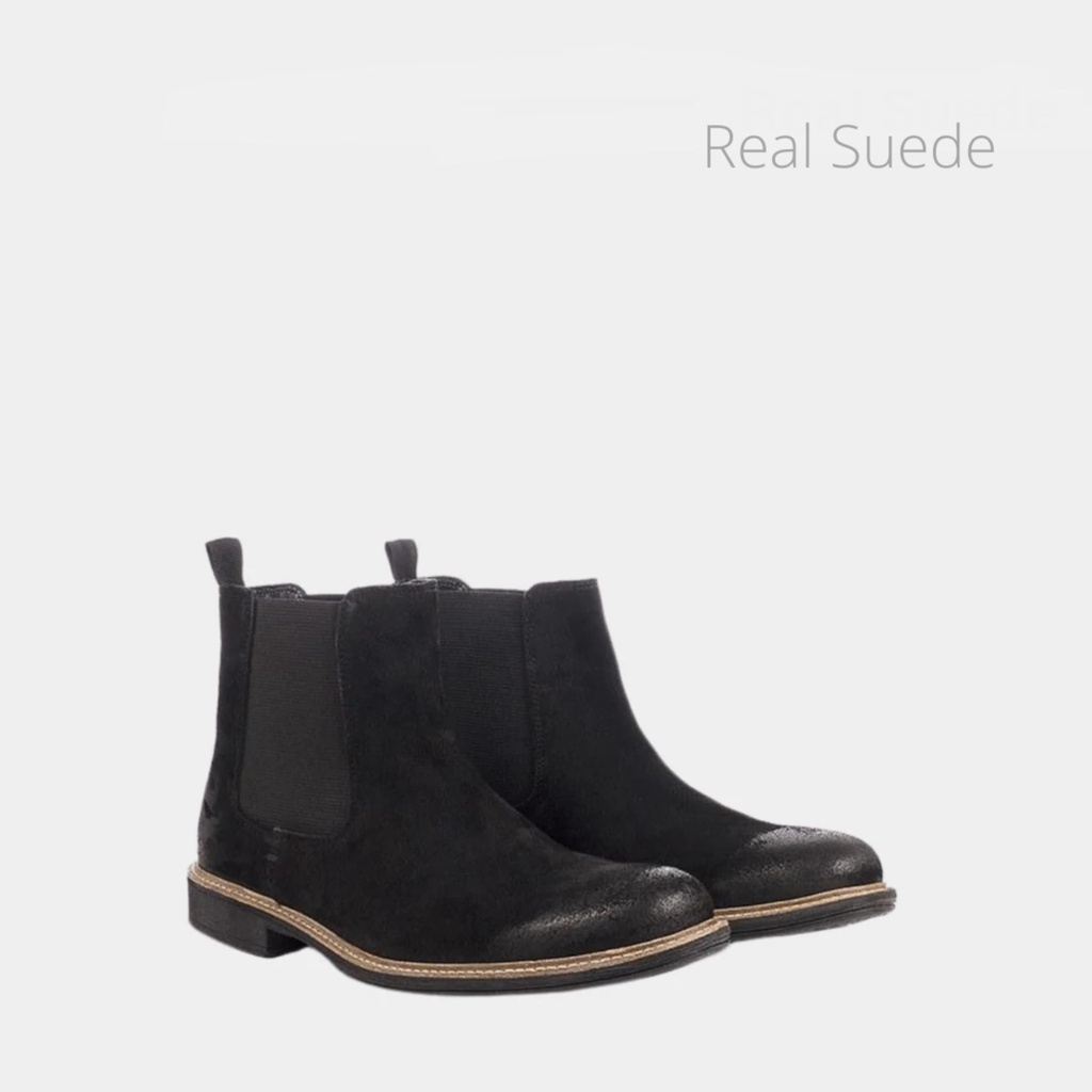 MENS BLACK CLOUGH CHELSEA BOOT