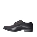 MENS GLEDHOW BLACK PLAIN GIBSON SHOE