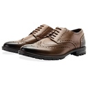 MENS JAMES TAN DERBY BROGUE SHOE